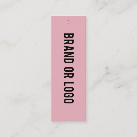 Logo Hang Label Kleding Label Swing QR Code (Voorkant)