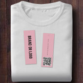 Logo Hang Label Kleding Label Swing QR Code
