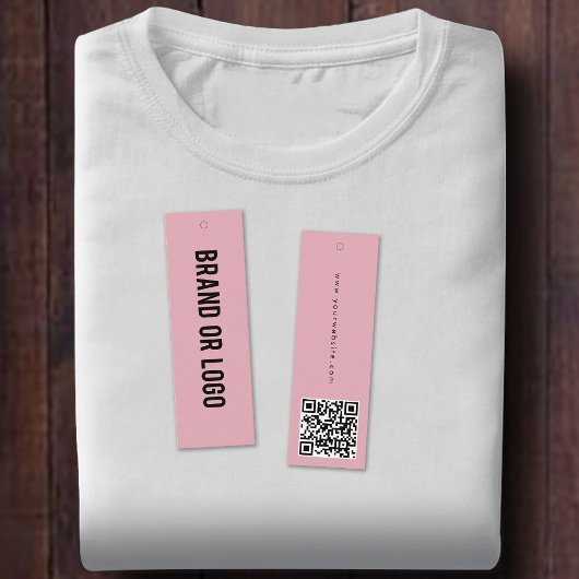Logo Hang Label Kleding Label Swing QR Code