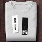 Logo Hang Label Kleding Label Swing QR Code
