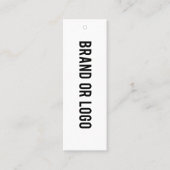 Logo Hang Label Kleding Label Swing QR Code (Voorkant)