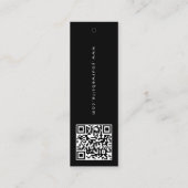 Logo Hang Label Kleding Label Swing QR Code (Achterkant)