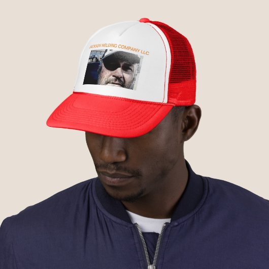 Logo hat Trucker style _ Miami, Fla. & Raleigh, NC Trucker Pet (In situ)