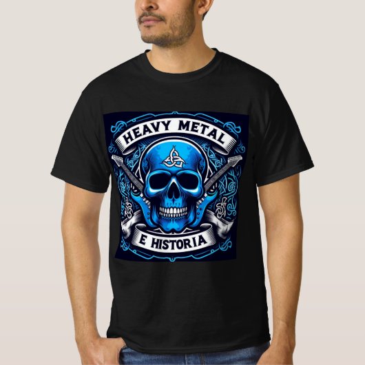 Logo Heavy metal e historia - Youtube T-shirt (Voorkant)