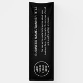 Logo here Corporate Business Professional Company Spandoek (Verticaal)