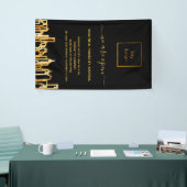 Logo heropende thuisschoonmaakservice voor bedrijv spandoek (Beurs)