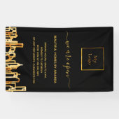 Logo heropende thuisschoonmaakservice voor bedrijv spandoek (Horizontaal)