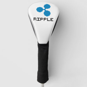 Logo het met 8 bits van de rimpeling XRP   Golfheadcover