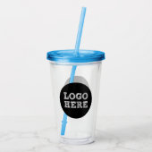 Logo hier acryl drinkbeker (Achterkant)