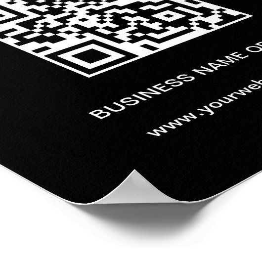 Logo hier BedrijfsBedrijf Bedrijfs Aftasten om te  Poster (Hoek)