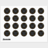 Logo hier ronde sticker (Vel)
