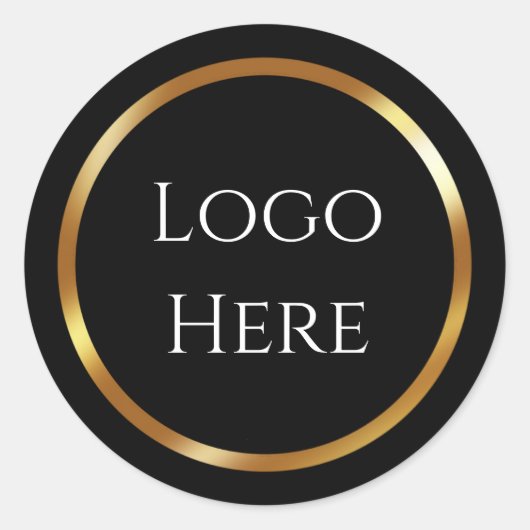 Logo hier ronde sticker (Voorkant)