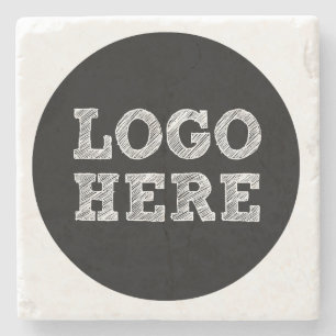 Logo hier stenen onderzetter