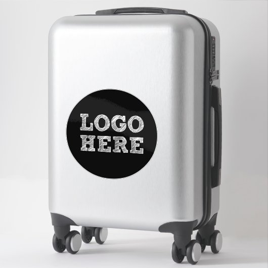 Logo hier sticker (Koffer)