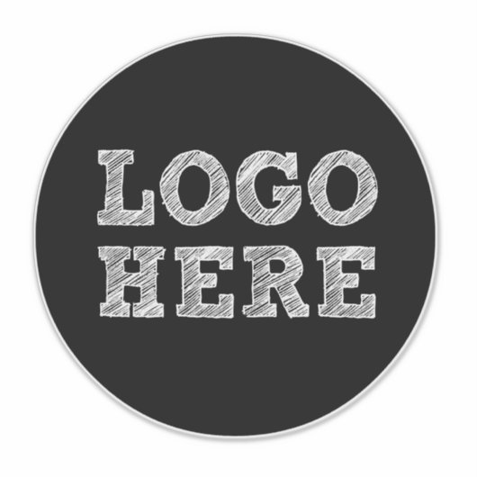 Logo hier sticker (Voorkant)