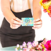 Logo Holografisch Logo QR-code sociale media Visitekaartje