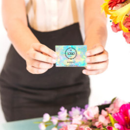 Logo Holografisch Logo QR-code sociale media Visitekaartje