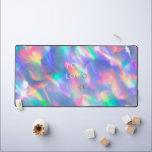 Logo Holografische Iridescent Ultra Modern Bureaumat<br><div class="desc">Voor extra zazzle kantoorbenodigdheden,  adverteren of koopwaar punten om dit punt aan te passen,  gelieve ons door het ontwerpercontact op onze zazzle homepage te contacteren.</div>