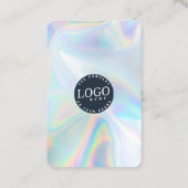 Logo Holografische QR Code Sociale Media Website Visitekaartje (Achterkant)