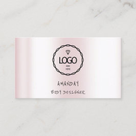 Logo Holographic Busine voor sociale media Logo QR Visitekaartje