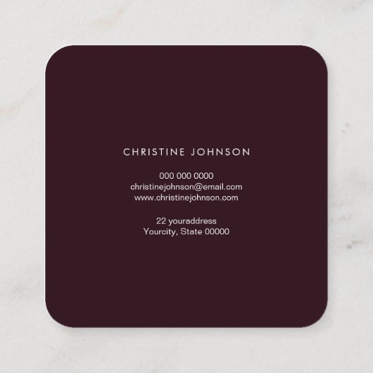 logo honingbijen vierkante visitekaartje (Achterkant)