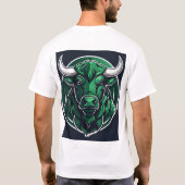 Logo Hoofd Kunst Dier. T-shirt (Achterkant)