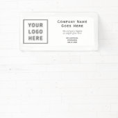 Logo, horizontale , kleine Sjabloon Spandoek (Insitu)