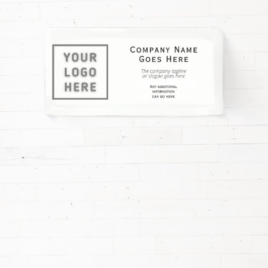 Logo, horizontale , kleine Sjabloon Spandoek (Insitu)