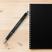 Logo Hotel Naam Website Adres Zwarte Pen