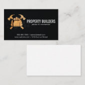 Logo | Hout | Hammers Hardhat Visitekaartje (Voorkant / Achterkant)