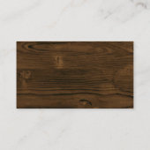 Logo | Hout Visitekaartje (Achterkant)