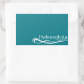 Logo Hydrocephalus Association Rechthoekige Sticker (Tas)