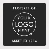 LOGO ID | Eigendom van bedrijf Business Black Labels (Design 1)