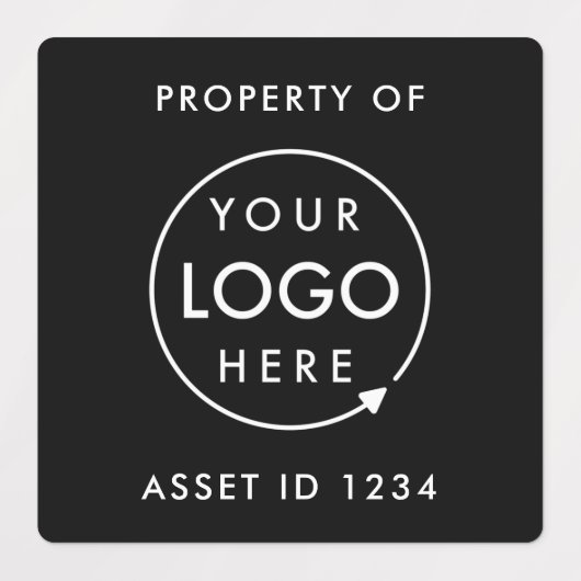 LOGO ID | Eigendom van bedrijf Business Black Labels (Design 1)