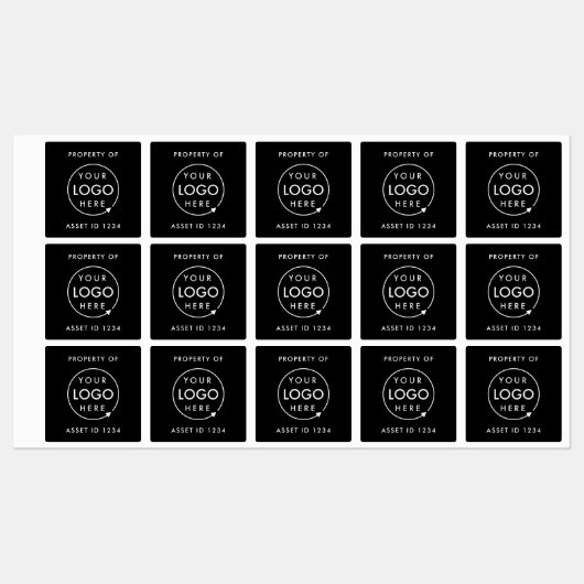 LOGO ID | Eigendom van bedrijf Business Black Labels (Vel)