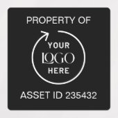 LOGO ID | Eigendom van bedrijf Business Black Labels (Design 1)