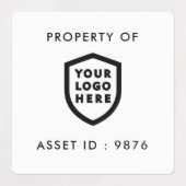 LOGO ID | Eigendom van het bedrijf Labels (Design 1)