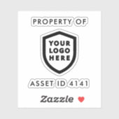 LOGO ID | Eigendom van het bedrijf Sticker (Vel)