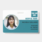 Logo-ID voor aangepaste personeelsfoto Badge (Voorzijde)