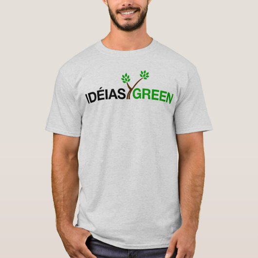 LOGO ideias Green Classic T-shirt (Voorkant)