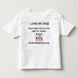 logo, ik hou van m'n hond, KCACCExposed.org, alsje Kinder Shirts
