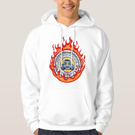 Logo in brand hoodie (Voorkant)