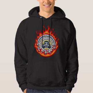 Logo in brand hoodie