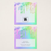 Logo Iridescent Slime Drivers die Kaart voor beeld (Voorkant /achterkant)