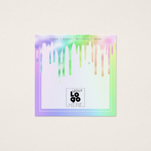 Logo Iridescent Slime Drivers die Kaart voor beeld (Voorkant)