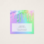 Logo Iridescent Slime Drivers die Kaart voor beeld (Achterkant)