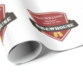 Logo Jouw naam Brewhouse aanpassen Cadeaupapier (Rol Hoek)