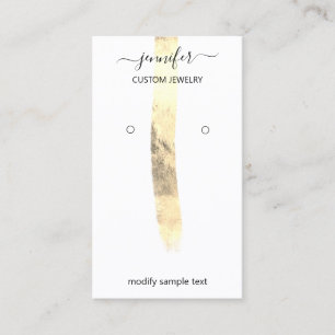 Logo juwelenkaart Sociale media Gold White Visitekaartje