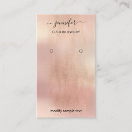 Logo juwelenkaart Sociale media Roos Blush Visitekaartje