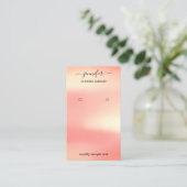 Logo juwelenkaart Sociale media Roos Blush Visitekaartje (Staand voorkant)